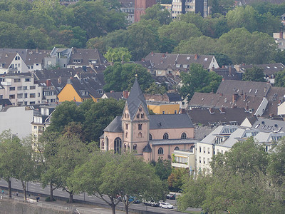 科伦Altstadt旧城建筑学地标鸟瞰图景观联盟城市建筑天线背景图片