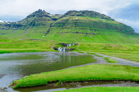冰岛基尔丘山斯奈山西方高清图片