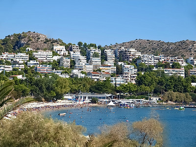 希腊雅典美丽的比雷埃夫斯高清图片