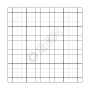4x4 空网格 矢量模板方形单元格表 图形拼图它制作图案背景图片