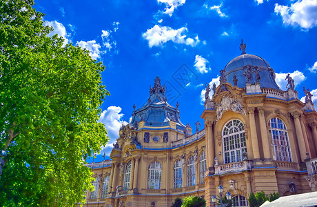 亚德沃匈牙利布达佩斯Vajdahunyad城堡建筑学历史性地标文化旅游首都吸引力历史城市建筑背景