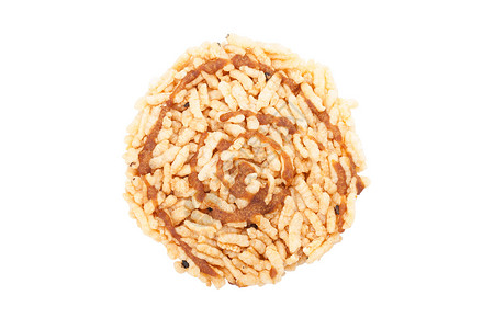 大米饼干甜点早餐油炸饮食谷物宏观芝麻种子营养粮食背景图片