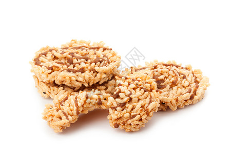 大米饼干粮食谷物营养食物油炸芯片玉米宏观甜点小吃背景图片