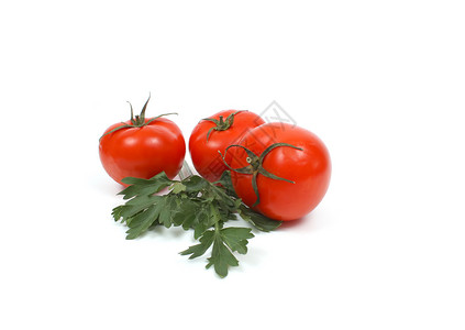 番茄加西瓜白对白蔬菜红色叶子团体食物香菜白色香料小吃植物背景图片