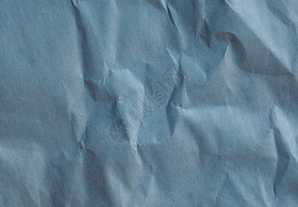 蓝色皱纹纸纹理背景材料空白床单纸板样本高清图片
