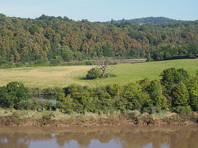 Chepstow农村情况绿色场景全景联盟天际高清图片