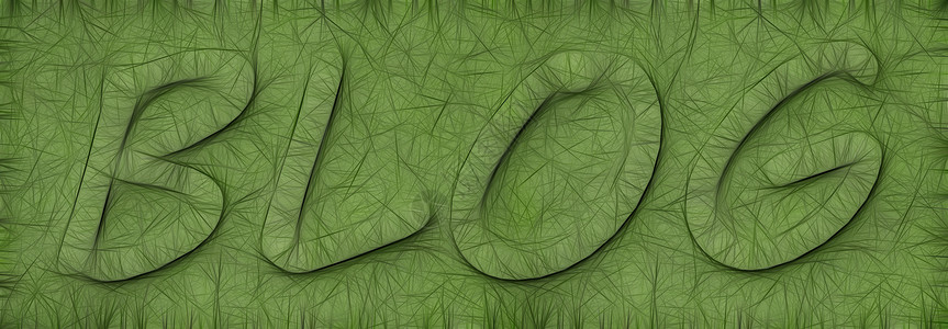 博客一个字横幅讯息植物绿色白色背景图片