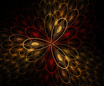 花开伊吕波抽象的彩色几何图案插图 缩放的单元格背景图像 几何有机形式 分形花开开花纤维太阳圆圈传播生物螺旋庆典波浪卷曲艺术品背景
