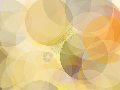 抽象灰色橙色黄色圆圈插图背景黑色气泡几何学白色背景图片