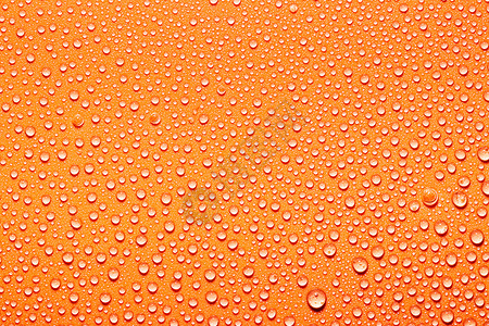 宏水滴纹理橙子雨滴液体反射环境墙纸图形艺术宏观气泡背景图片