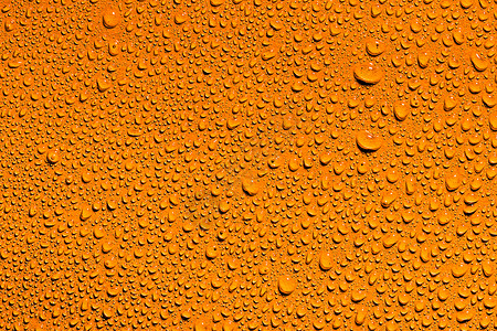 宏水滴纹理环境图形橙子艺术雨滴液体气泡反射墙纸宏观背景图片