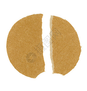 棕色纸板纹理背景圆圈材料圆形空白样本背景图片