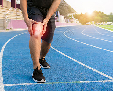 赛跑者锻炼膝关节骨治疗活动跑步福利痛苦运动员伤害速度闲暇膝盖背景图片