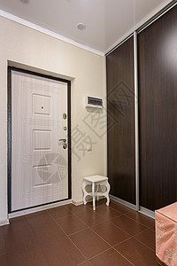 公寓楼一小间单间公寓的入口厅 门厅背景图片