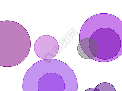 抽象灰色紫色圆圈图背景几何学气泡灰紫色白色黑色背景图片