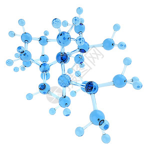 分子 3d 背景反射曲线化学化学品医疗物理蓝色元素教育插图背景图片
