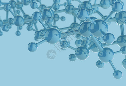 分子白颜色 3玻璃插图科学蓝色元素物理化学品曲线设计生物学背景图片