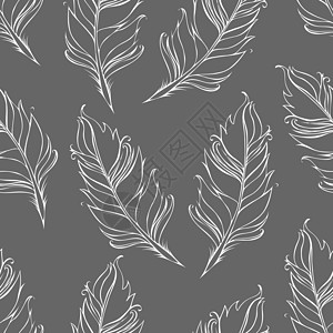 纯灰色画网 网页墙纸艺术装饰空气装饰品插图植物灰色卡片纺织品插画