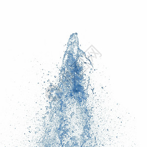 蓝色水式喷水机背景图片