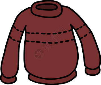 深红色羊毛衫背景图片