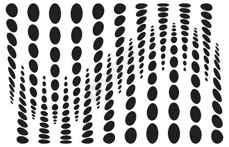 点线半色调图案设计点背景圆圈墙纸白色打印流行音乐艺术风格网格圆形黑色背景图片