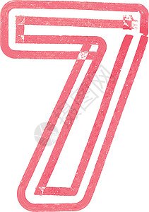 7数字它制作图案 7 号矢量设计图片