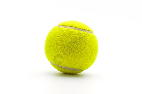 网球孤立无援圆形游戏黄色宏观运动绿色白色背景图片