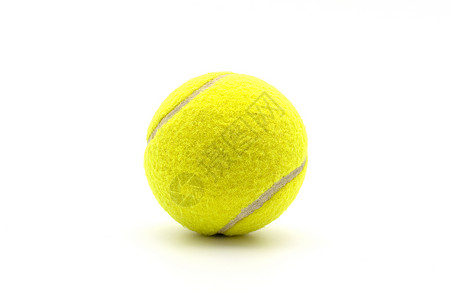 网球孤立无援圆形白色宏观运动绿色游戏黄色背景图片