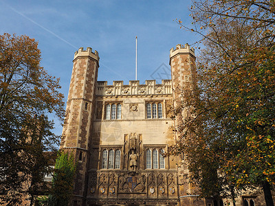 剑桥三一学院英语城市地标牛剑建筑大学建筑学社论景观背景图片
