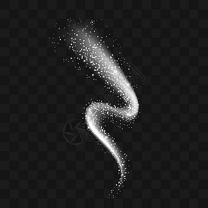 白色粒子背景luxu 的矢量白色闪光轨迹粒子背景效果魅力魔法墙纸金光灰尘产品粮食奢华庆典漩涡插画
