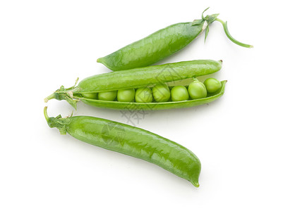新鲜绿豆豆豆和豌豆食物生产植物蔬菜豆荚植物群收成绿色背景图片