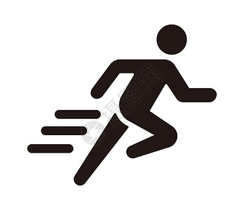 矢量图标它制作图案动作运动运动员训练插图竞赛行动健身房身体铁人设计图片