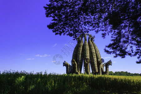 美工艺术场地天空建筑纪念碑背景图片