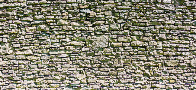 英格兰坎布里亚干石墙的全景背景图片