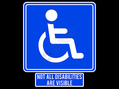 残疾障碍图标 符号无效人士椅子插图生活白色轮椅车轮残障背景图片