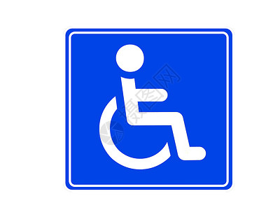 残疾障碍图标 符号无效白色残障车轮插图人士生活椅子轮椅背景图片