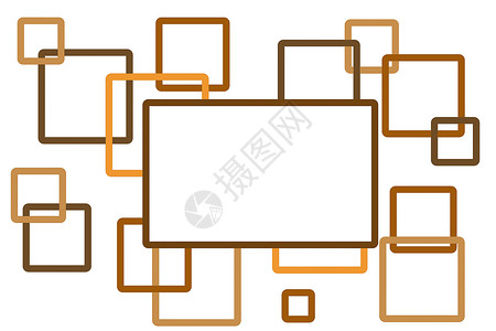 由随机棕色方块制成的抽象背景背景图片