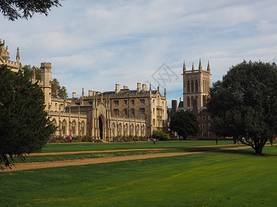 剑桥圣约翰学院英语景观地标牛剑城市大学建筑建筑学社论背景图片