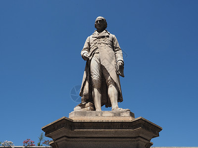 意大利都灵都灵拉干像雕像地标数学家建筑学家园建筑联盟城市雕塑翻译纪念碑背景
