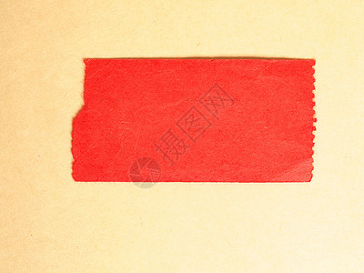 空白红色标签标签办公室贴纸产品背景图片