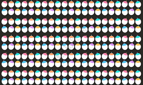 数字格子抽象背景的气球数字纺织设计数位多边形枕头橙子装饰品圆圈网格节日织物商业格子插画