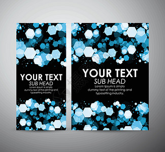 手册 商业设计模板或滚动的六边形摘要背景蓝色艺术横幅互联网插图网络技术运动电脑科学背景图片