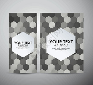 六边形抽象图案背景 商业设计手册创造力艺术几何学横幅白色马赛克网络几何技术宣传册背景图片
