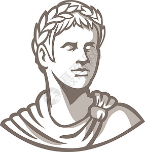 古罗马皇帝乌斯特马斯科特高清图片