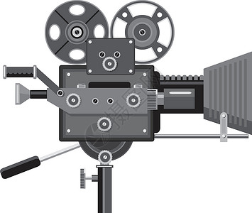 影视电影摄像头雷特罗插图卷轴乡愁艺术品艺术复古相机胶片滚动录影机背景图片