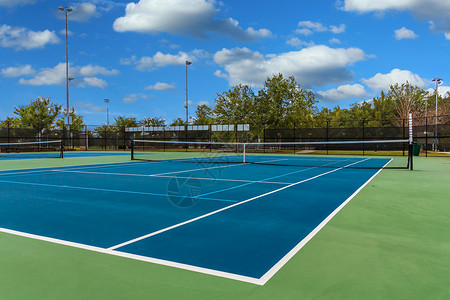 角网球法院背景图片