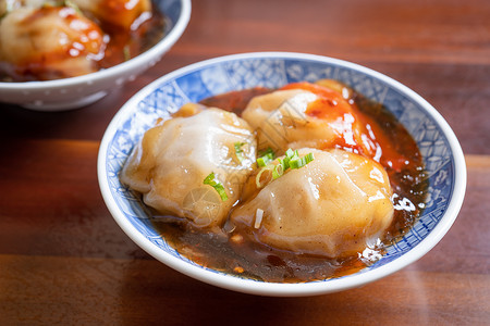 Bawan Ba wan 台湾肉丸精华 美味的街头小叶饺子木头餐厅街道筷子大豆猪肉美食文化食物背景