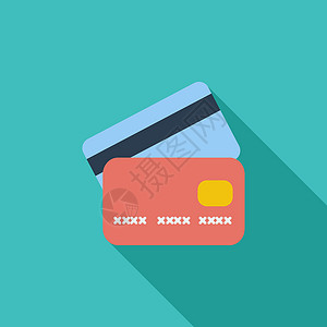 补货信用卡互联网代码插图借方安全卡片银行业蓝色货币绘画设计图片