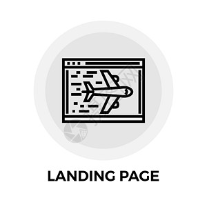 着陆页行图标互联网网站窗户计划设计飞行商业数据社会导航背景图片