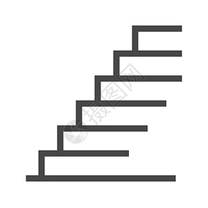Stairs 下铺线线矢量图标背景图片